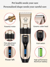 Load image into Gallery viewer, Dog Grooming Hair Trimmer and Clipper Set
